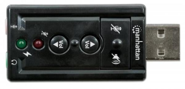 MANHATTAN Hi-Speed USB 3D 7.1 zvukový adaptér6