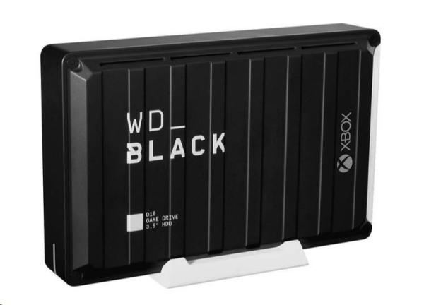 Herný disk WD BLACK D10 12TB pre XBOX,  BLACK EMEA,  3.5",  USB 3.2