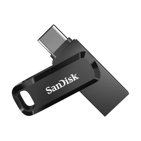 SanDisk Flash Disk 64GB Ultra Dual Drive Go,  USB-C 3.2,  Černá