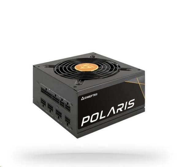 Napájací zdroj CHIEFTEC Polaris Series,  PPS-650FC,  650W,  ATX-12V V.2.4,  PS2,  12cm ventilátor,  Active PFC,  modulárny,  80