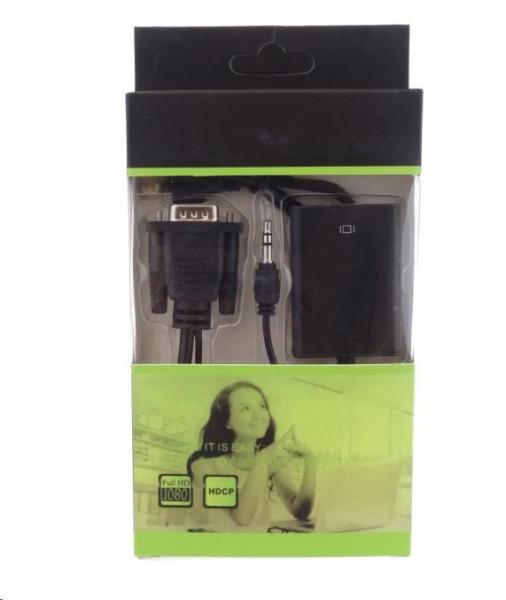 PREMIUMCORD VGA+audio elektronický prevodník na HDMI FULL HD 1080p2