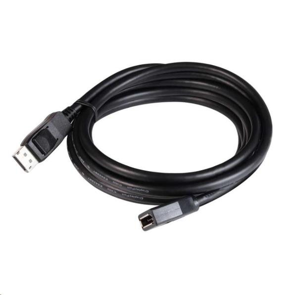 Club3D Predlžovací kábel DisplayPort 1.4 8K 60Hz DSC 1.2 HBR3 HDR obojsmerný (M/ F),  3m0