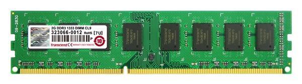 TRANSCEND JetRam™ DDR3 2GB 1333MHz DIMM,  128Mx8 CL9