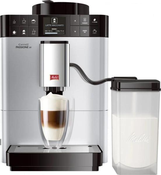 Melitta Passione One Touch automatický kávovar,  1400 W,  15 bar,  mléčný systém,  vestavěný mlýnek,  displej