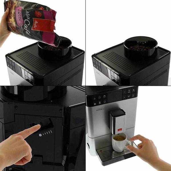 Melitta Passione One Touch automatický kávovar,  1400 W,  15 bar,  mléčný systém,  vestavěný mlýnek,  displej3