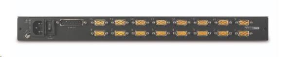 17" stojanová LCD konzola APC s integrovaným 16-portovým analógovým prepínačom KVM1