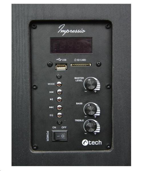 C-TECH Impressio Virtus reproduktory,  stereo,  aktívne4