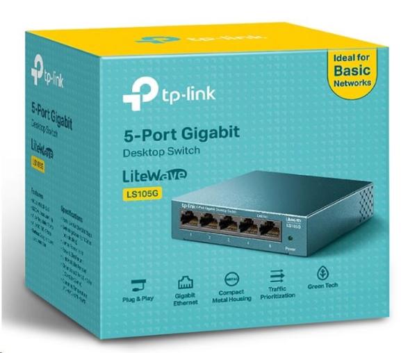TP-Link LiteWave switch LS105G (5xGbE, fanless)3