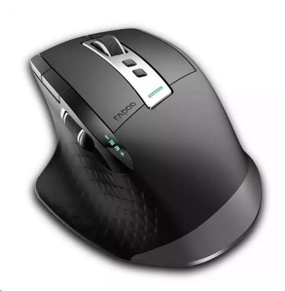 Myš RAPOO MT750S Multi-mode Wireless Mouse,  laserová