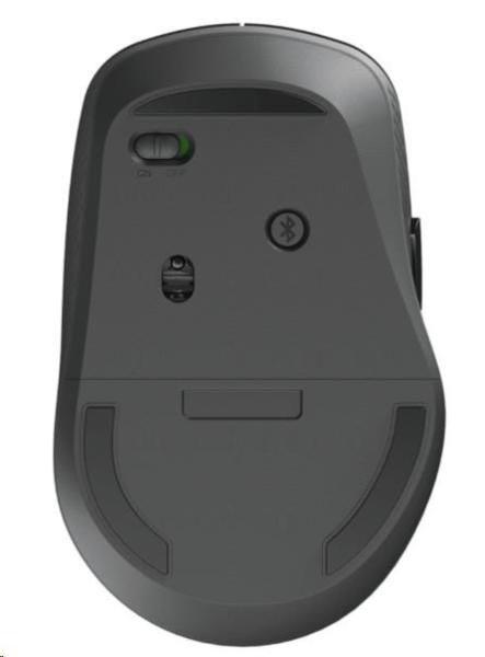 Myš RAPOO M300 Silent Wireless Optical Mouse,  Multi-mode: 2.4 GHz,  Bluetooth 3.0 & 4.0,  čierna3