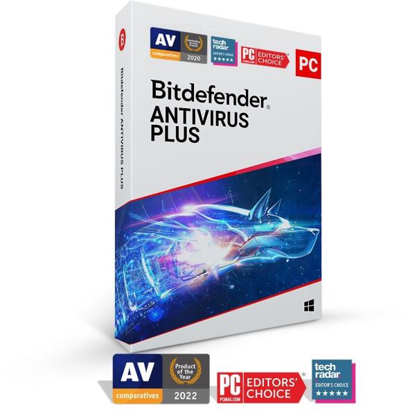 Bitdefender Antivirus Plus - 1PC na 1 rok - elektronická licence do emailu
