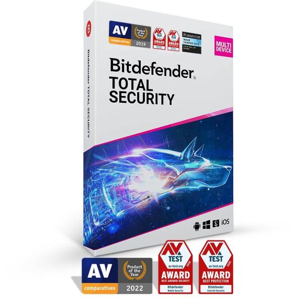 Bitdefender Total Security - 5 zariadení na 2 roky - elektronická licencia na e-mail