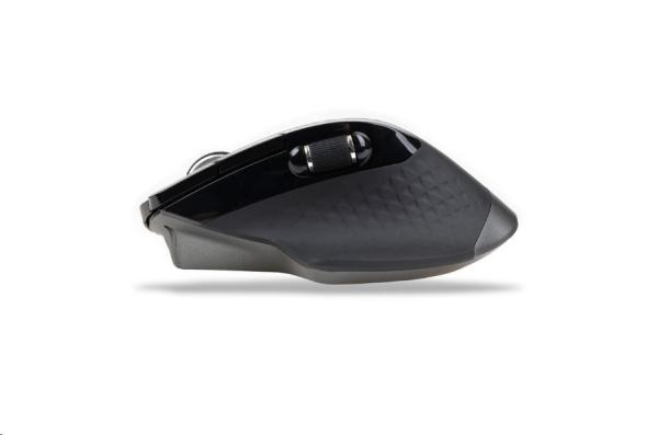 Súprava klávesnice a myši RAPOO 9900M multirežimová bezdrôtová ultratenká CZ/ SK,  čierna2