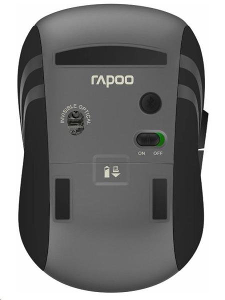 Myš RAPOO MT350 Multi-mode Wireless Optical Mouse,  čierna1