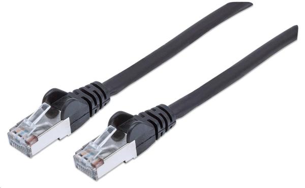 Intellinet patch kábel Cat6A SFTP 0, 5m čierny,  LSOH