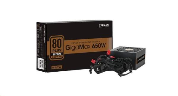 Napájací zdroj ZALMAN ZM650-GVII GigaMax,  650W eff. 88%2