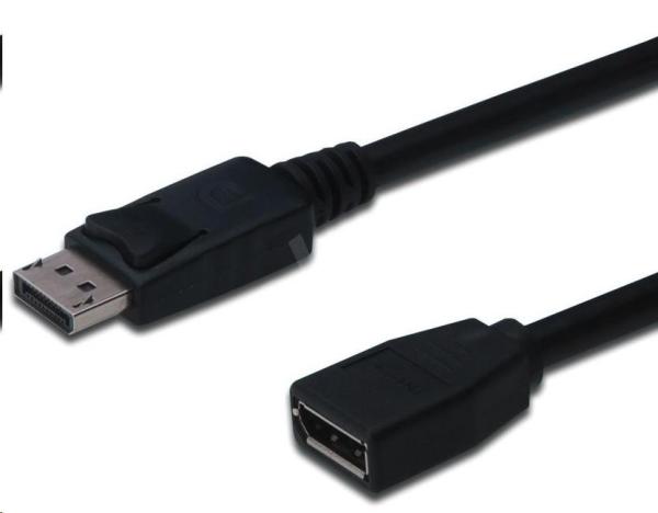 PREMIUMCORD Predlžovací kábel DisplayPort M/ F 2m