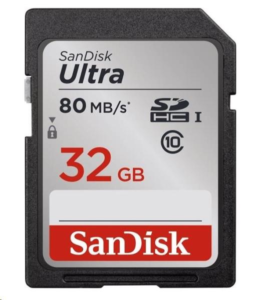 Karta SanDisk SDHC Ultra 32 GB (90 MB/ s triedy 10 UHS-I)
