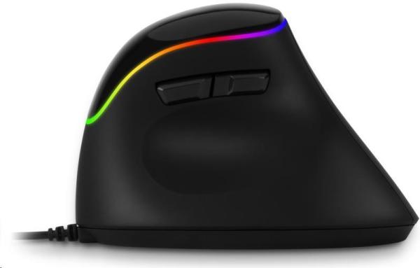CONNECT IT GAME FOR HEALTH ergonomická vertikálna myš,  drôtová,  čierna6
