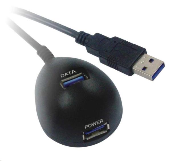 PremiumCord USB 3.0 Držiak stolového zariadenia USB 1.8m.MF