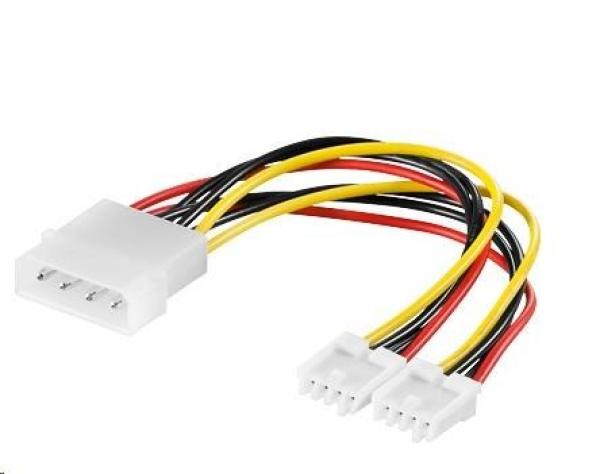 PREMIUMCORD Napájací kábel HDD,  FDD 5, 25