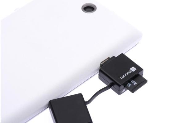 CONNECT IT SMART OTG Čítačka MicroSD/ HC pre mobilné telefóny a PC1