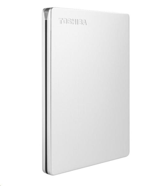 TOSHIBA HDD CANVIO SLIM 1TB,  2, 5",  USB 3.2 Gen 1,  strieborná3