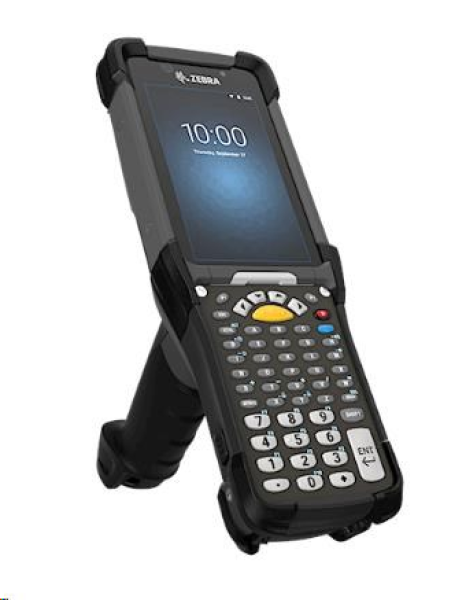 Zebra MC9300 (43 klávesov, funkčné numerické) Mraznička, 2D, SR, SE4750, BT, Wi-Fi, NFC, Func. Číslo.,  Zbraň, IST, Android