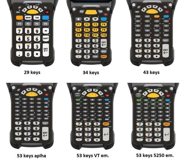 Zebra MC9300 (53 kláves),  2D,  SR,  SE4770,  BT,  Wi-Fi,  NFC,  5250 Emu.,  Zbraň,  IST,  Android