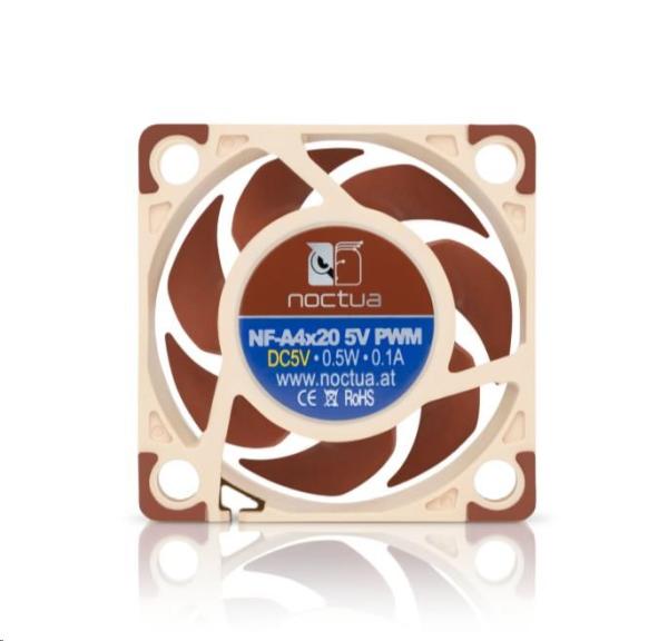 NOCTUA Ventilátor NF-A4x20-5V-PWM,  40mm,  hnědá2
