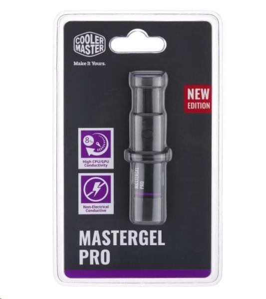 Tepelná pasta Cooler Master pre CPU Master Gel Pro V2,  tep. vodivosť 8 W.m,  1.5 ml,  4 g,  sivá