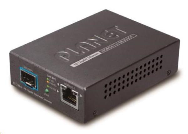 Planet XT-705A,  konvertor 10G/ 5G/ 2.5G/ 1G/ 100M /  miniGBIC SFP+ 10GBASE-X