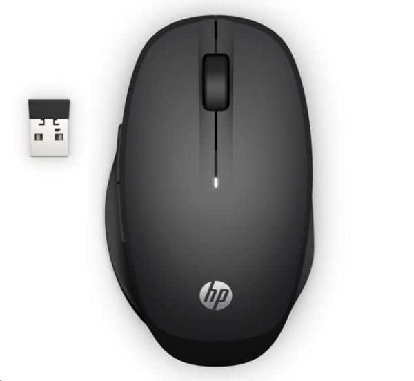 Myš HP - Dual Mode 300 Mouse,  bezdrôtová,  čierna