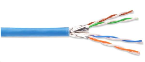 PREMIUMCORD CAT6A U-FTP kábel 4x2,  drôt AWG23,  čistá meď 100m LSOH