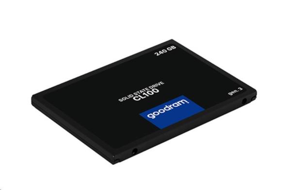 GOODRAM SSD CL100 Gen.3 240 GB SATA III 7 mm,  2, 5" (R: 520 MB/ s; W 400 MB/ s)2