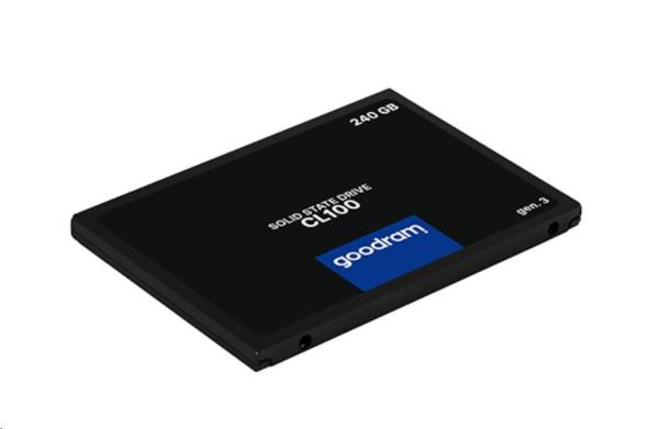 GOODRAM SSD CL100 Gen.3 240 GB SATA III 7 mm,  2, 5" (R: 520 MB/ s; W 400 MB/ s)3