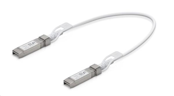 UBNT UC-DAC-SFP28,  Patch kábel s priamym pripojením,  SFP28 DAC,  25G,  biely,  0, 5 m