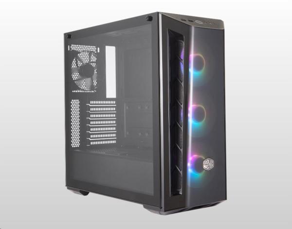 Cooler Master case MasterBox MB520 ARGB,  E-ATX,  Průhledná bočnice,  3x 120mm ARGB Fan,  1x 120mm Fan,  Černá2
