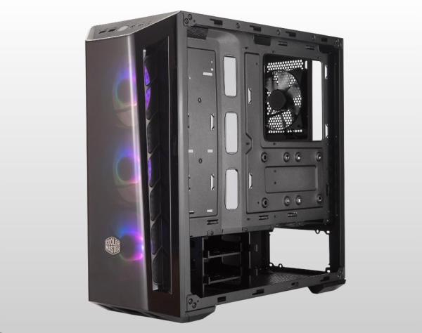 Cooler Master case MasterBox MB520 ARGB,  E-ATX,  Průhledná bočnice,  3x 120mm ARGB Fan,  1x 120mm Fan,  Černá5