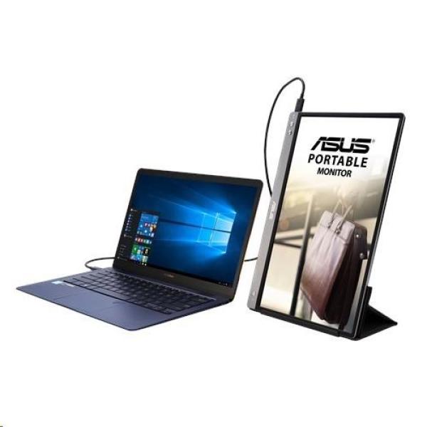 ASUS LCD 14" MB14AC 1920x1080 ZenScreen Portable USB-C IPS Hybrid Signal Solution,  antikorový povrch6