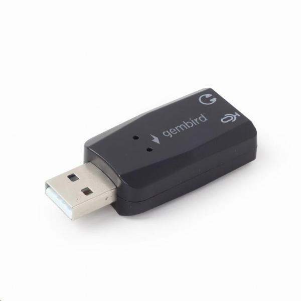 GEMBIRD Adaptér USB zvuková karta,  Virtus Plus2