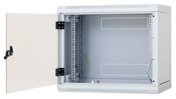 19" jednodielny rack TRITON 9U/ 600 mm,  odnímateľné bočné kryty,  čierny1