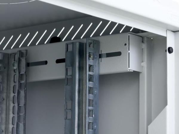 19" jednodielny rack TRITON 9U/ 600 mm,  odnímateľné bočné kryty,  čierny5