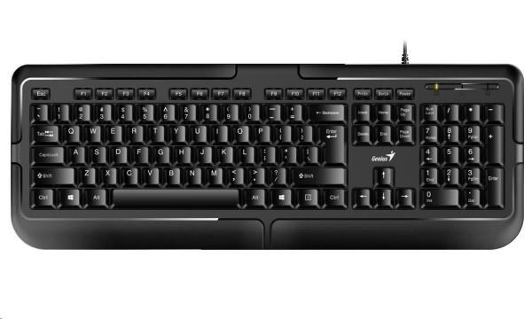 GENIUS klávesnice KB-118,  drátová,  PS/ 2,  CZ+SK layout,  černá