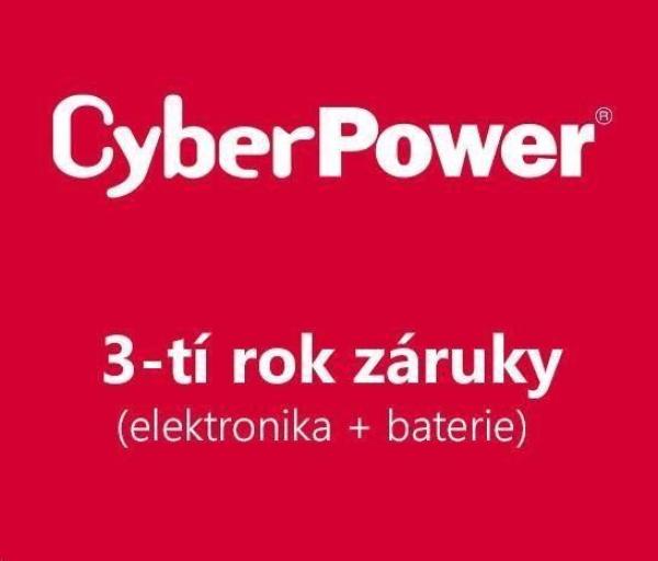CyberPower 3. rok záruky pre PARLCARD301 10/ 15K