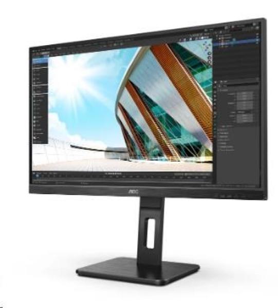 AOC MT IPS LCD WLED 27" Q27P2Q - IPS panel,  2560x1440,  D-Sub,  HDMI,  DP,  USB,  repro,  pivot1