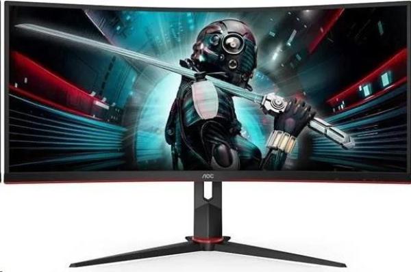 AOC MT VA LCD WLED 31, 5" C32G2ZE/ BK - VA panel,  240Hz,  1ms,  1920x1080,  2xHDMI,  DP,  zakriven