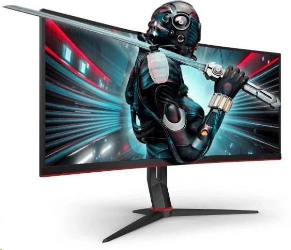 AOC MT VA LCD WLED 31, 5" C32G2ZE/ BK - VA panel,  240Hz,  1ms,  1920x1080,  2xHDMI,  DP,  zakriven1