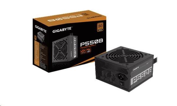 Napájací zdroj GIGABYTE P550B,  550W,  80plus bronze,  12 cm ventilátor