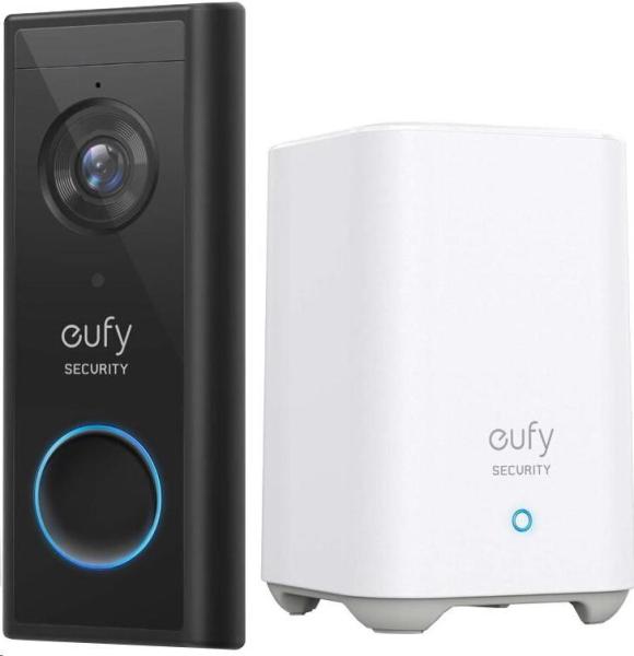 Anker Eufy Video Doorbell 2K black (Battery-Powered) + Home base 2